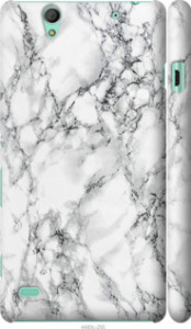 Чехол Мрамор белый для Sony Xperia C4 E5333