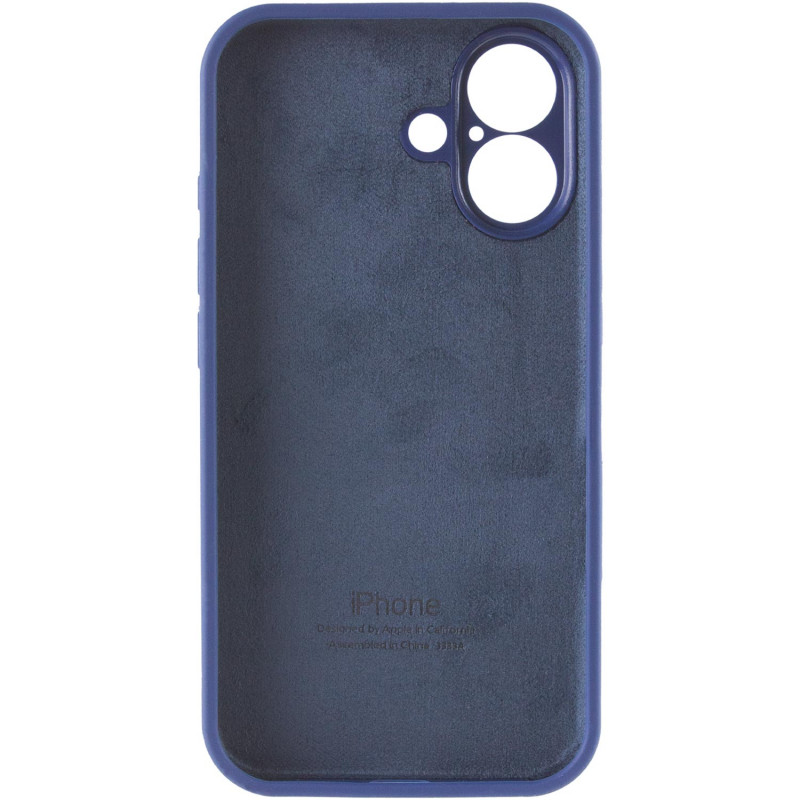 Заказать Чехол Silicone Case Full Camera Protective (AA) для Apple iPhone 16 (6.1") (Синий / Deep navy) на vchehle.ua