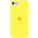 Чехол Silicone Case Full Protective (AA) для Apple iPhone SE (2020) (Желтый / Yellow)