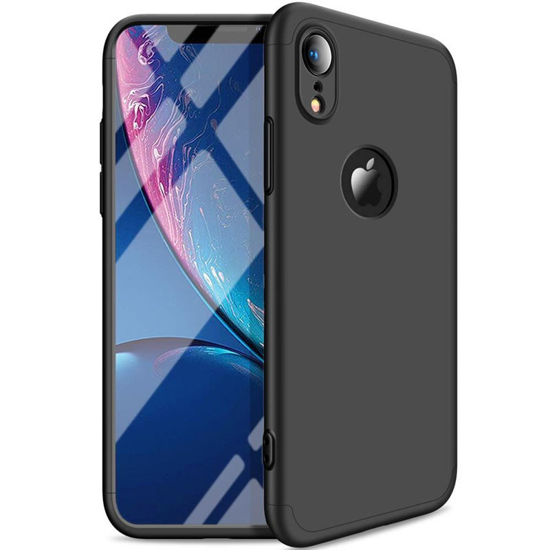 Пластикова накладка GKK LikGus 360 градусів (opp) з лого на Apple iPhone XR (6.1")