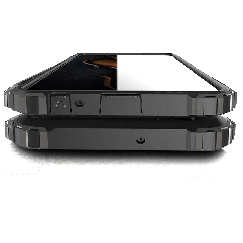 Бронированный противоударный TPU+PC чехол Immortal для Samsung Galaxy A10 (A105F) (Черный) в магазине vchehle.ua