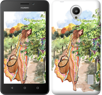 

Чехол Девушка Лето для Huawei Y635 573680
