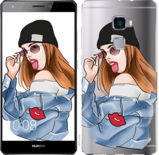 

Чехол Девушка v3 для Huawei Mate S 843170