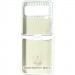 Фото Чехол Foldables Silicone Cover Lakshmi (AAA) для Samsung Galaxy Z Flip4 (Белый / White) на vchehle.ua