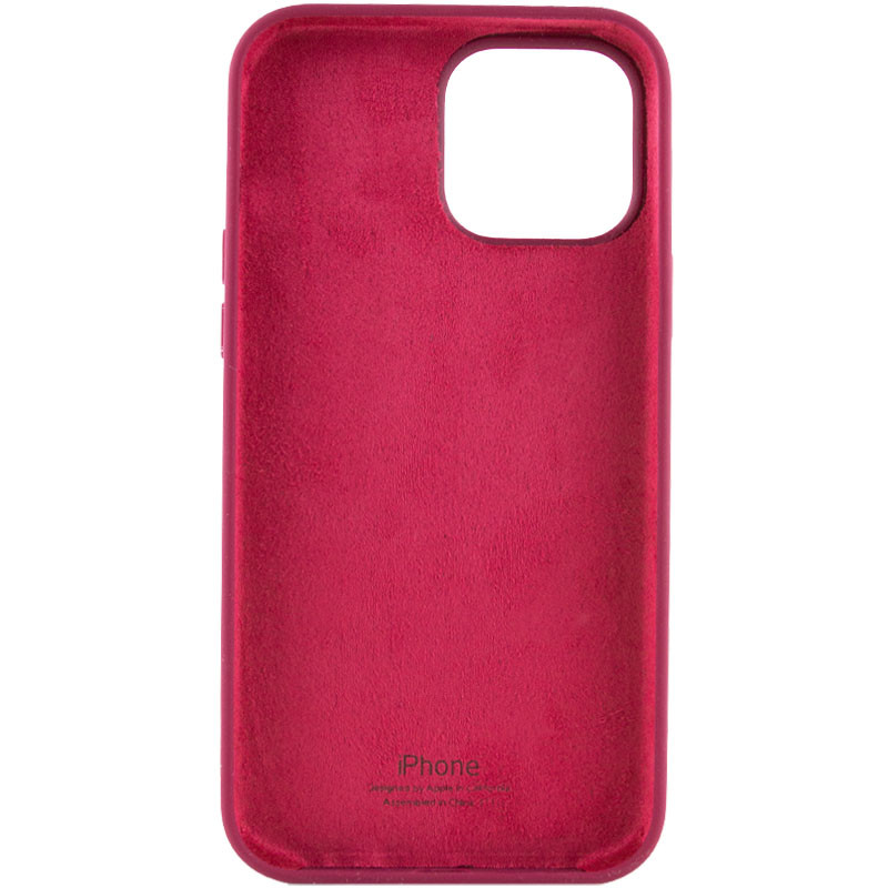 Фото Чехол Silicone Case Full Protective (AA) для Apple iPhone 14 Pro Max (6.7") (Бордовый / Maroon) на vchehle.ua