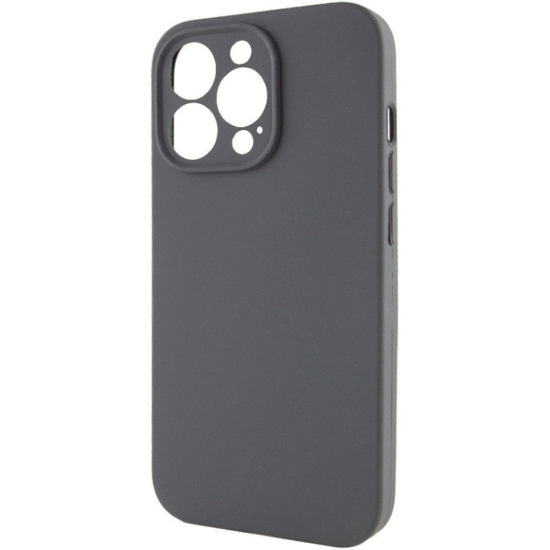 Фото Чохол Silicone Case Full Camera Protective (AA) NO LOGO на Apple iPhone 15 Pro Max (6.7") (Сірий / Dark Gray) в маназині vchehle.ua