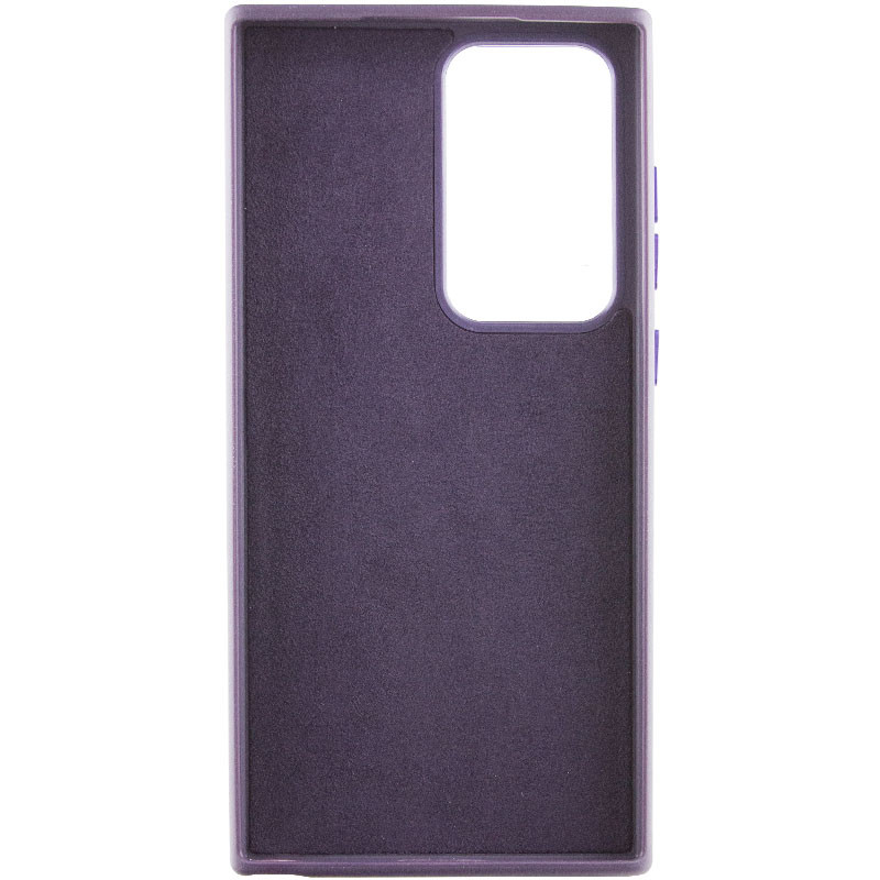 Фото Шкіряний чохол Bonbon Leather Metal Style на Samsung Galaxy S23 Ultra (Фіолетовий / Dark Purple) в маназині vchehle.ua