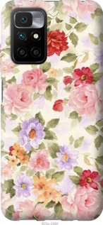 

Чехол Цветочные обои для Xiaomi Redmi 10 1581209
