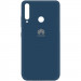 Чохол Silicone Cover My Color Full Protective (A) на Huawei P40 Lite E / Y7p (2020) (Синій / Navy blue)