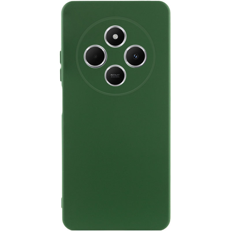 Чехол Silicone Cover Lakshmi Full Camera (AAA) для Xiaomi Redmi 14C / Poco C75 (Зеленый / Cyprus Green)