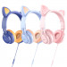 Накладные наушники Hoco W36 Cat ear (3.5mm/1.2m)