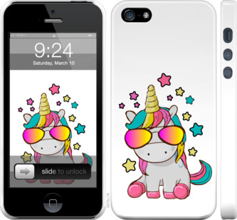 

Чехол Единорог в очках для iPhone 5 911513
