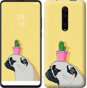 

Чохол Мопс з кактусом на Xiaomi Mi 9T 795716