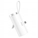 Фото Портативное ЗУ Power Bank WIWU W026 2 in 1 Type-C с БЗУ For Apple Watch 15W 5000 mAh (White) на vchehle.ua