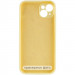 Чехол Silicone Case Full Protective (AA) NO LOGO для Apple iPhone 16 Plus (6.7") (Желтый / Mellow Yellow) в магазине vchehle.ua