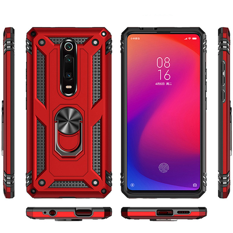 

Ударостійкий чохол Serge Ring for Magnet для Xiaomi Redmi K20 (Червоний) 761521