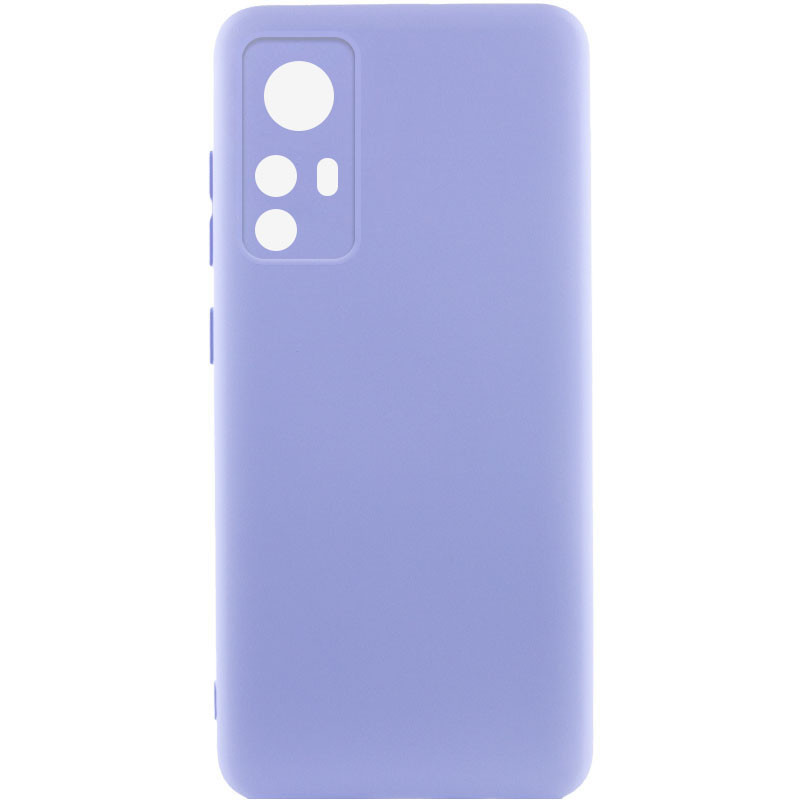 Чехол Silicone Cover Lakshmi Full Camera (AA) для Xiaomi 12T / 12T Pro (Сиреневый / Dasheen)