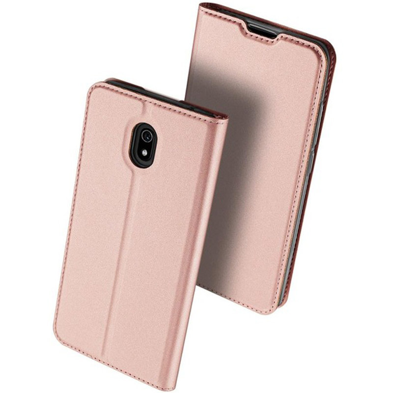

Чехол-книжка Dux Ducis с карманом для визиток для Xiaomi Redmi 8a (Rose Gold) 789337