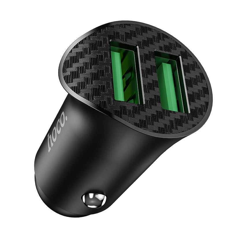 АЗУ Hoco Z39 Farsighted QC3.0 18W (2USB-A) (Черный) в магазине vchehle.ua