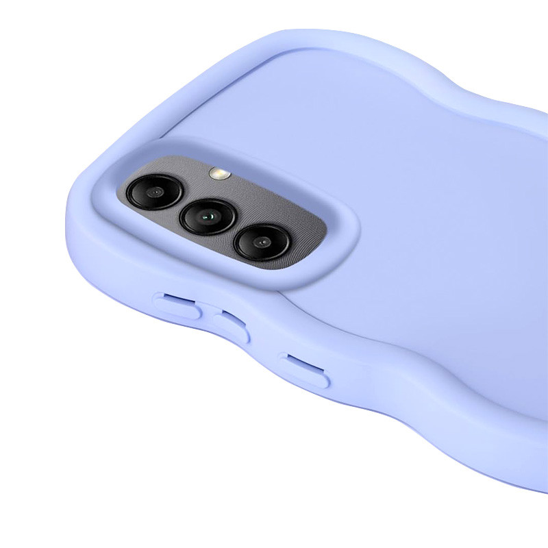 Фото Чохол TPU Ripple на Samsung Galaxy A35 (Lilac Blue) на vchehle.ua