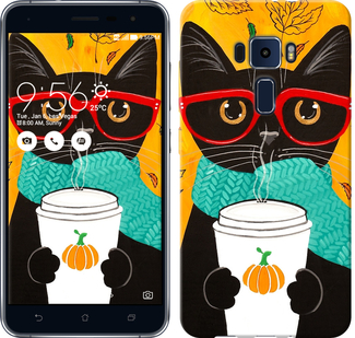 

Чехол Осенний кот для Asus Zenfone 3 ZE552KL 639890