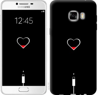 

Чехол Подзарядка сердца для Samsung Galaxy C7 C7000 721074
