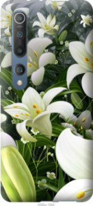 Чехол Белые лилии для Motorola One Macro