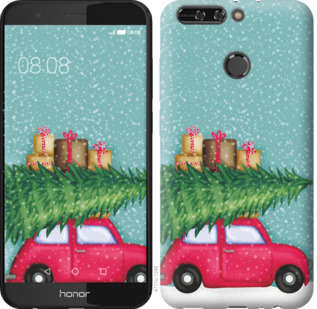 

Чехол Машина с подарками для Huawei Honor 8 Pro 867729