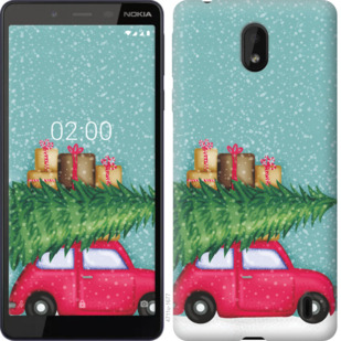 

Чохол Машина з подарунками на Nokia 1 Plus 867855