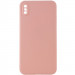 Силиконовый чехол Candy Full Camera для Apple iPhone XS Max (6.5") (Розовый / Pink Sand)