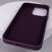 Купити Шкіряний чохол Bonbon Leather Metal Style with Magnetic Safe на Apple iPhone 12 Pro / 12 (6.1") (Фіолетовий / Dark Purple) на vchehle.ua