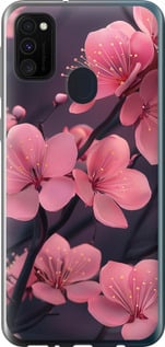 Чохол Пурпурна сакура на Samsung Galaxy M21 M215F