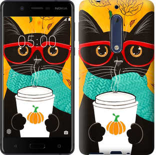 

Чехол Осенний кот для Nokia 5 639910