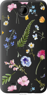 

Чехол Цветочный фон v2 для HTC Desire 300 1440043