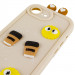 Чехол TPU Toys Case with Ears для Apple iPhone 16e (6.1") (Sand) в магазине vchehle.ua