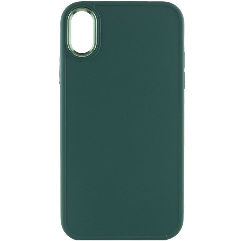 TPU чохол Bonbon Metal Style на Apple iPhone XS Max (6.5") (Зелений / Pine green)