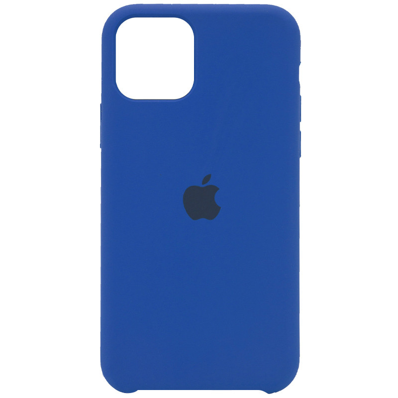 Чехол Silicone Case (AA) для Apple iPhone 11 Pro Max (6.5") (Синий / Royal blue)