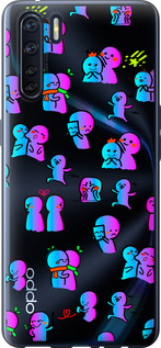 

Чехол Эмоции для Oppo A91 1628327
