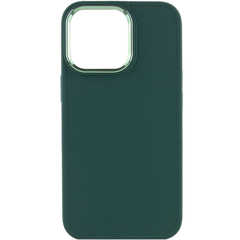 Фото TPU чехол Bonbon Metal Style для Apple iPhone 14 Pro Max (6.7") (Зеленый / Pine green) на vchehle.ua