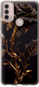Чехол Роза 3 для Motorola E40