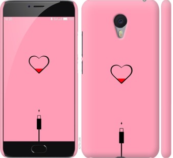 

Чехол Подзарядка сердца1 для Meizu M3 Note 730269