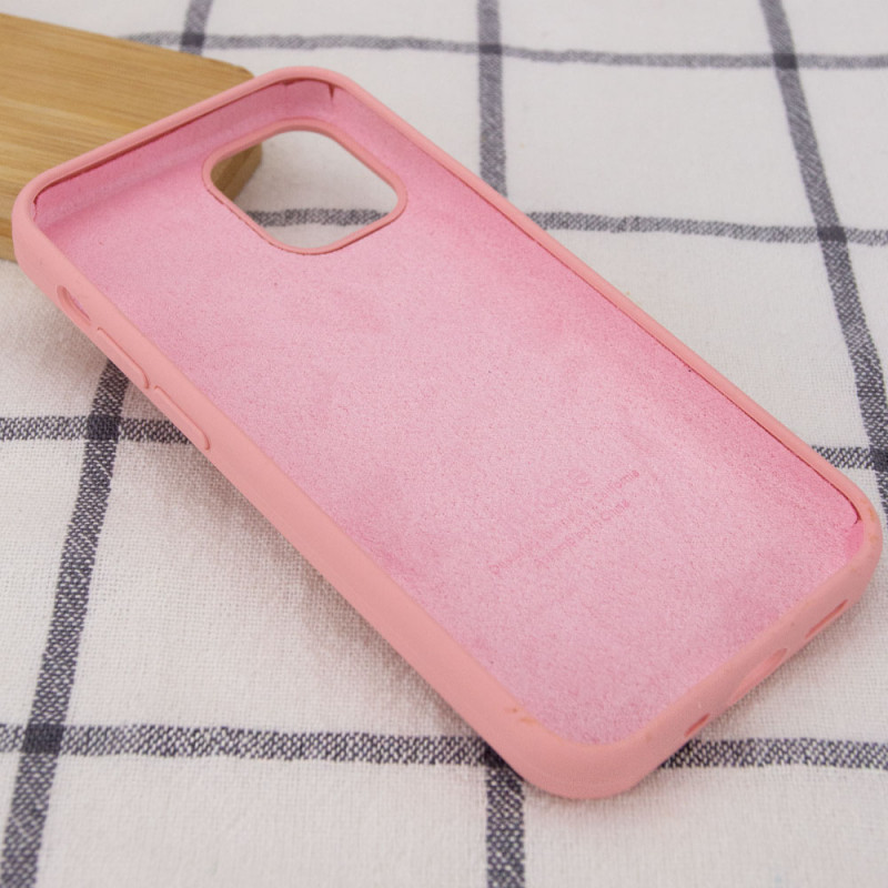 Фото Чохол Silicone Case Full Protective (AA) на Apple iPhone 12 Pro / 12 (6.1") (Рожевий / Pink) в маназині vchehle.ua