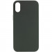 Чехол Silicone Case Full Protective (AA) NO LOGO для Apple iPhone X / XS (5.8") (Зеленый / Cyprus Green)