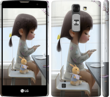 

Чехол Милая девочка с зайчиком для LG G4c H522y 636570