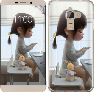 

Чехол Милая девочка с зайчиком для Huawei Mate S 701889