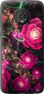 

Чехол Абстрактные цветы 3 для Motorola Moto G6 1625570