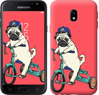 

Чехол Мопс на велосипеде для Samsung Galaxy J4 2018 642781