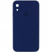 Чехол Silicone Case Square Full Camera Protective (AA) для Apple iPhone XR (6.1") (Темно-синий / Midnight blue)