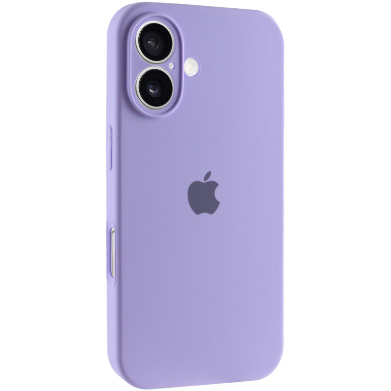 Чохол Silicone Case Full Camera Protective (AA) на Apple iPhone 16 Plus (6.7") (Бузковий / Dasheen)