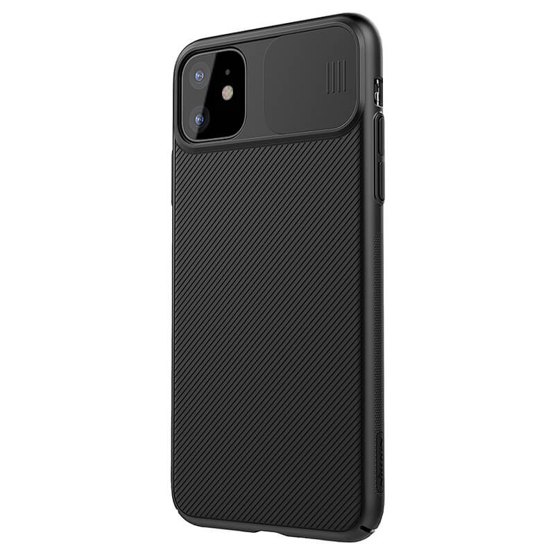 Карбоновая накладка Nillkin Camshield (шторка на камеру) для Apple iPhone 11 (6.1") (Черный / Black) в магазине vchehle.ua